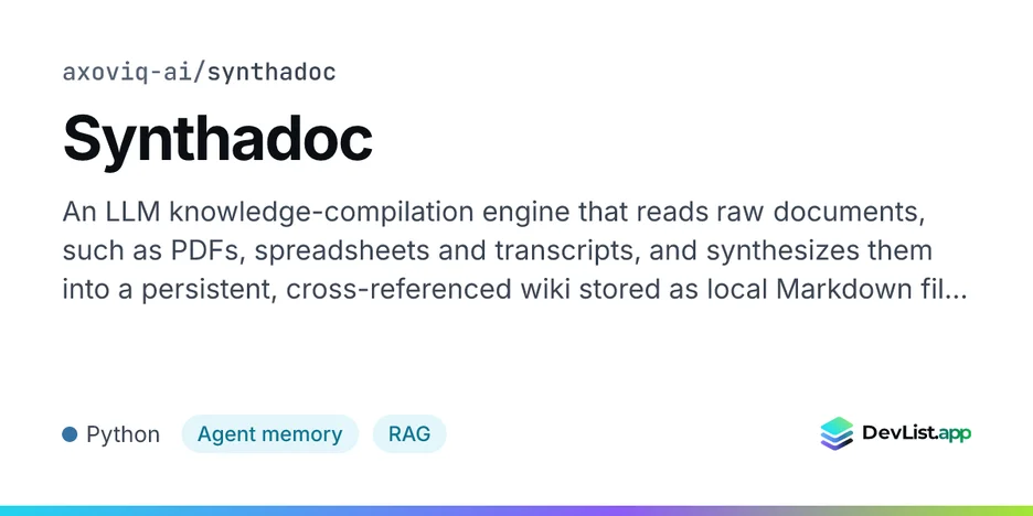 Synthadoc