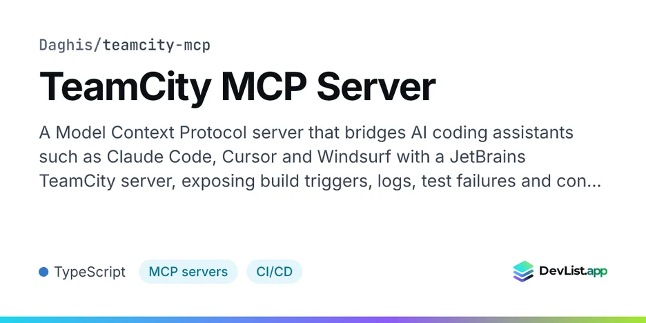 TeamCity MCP Server