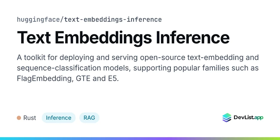 Text Embeddings Inference