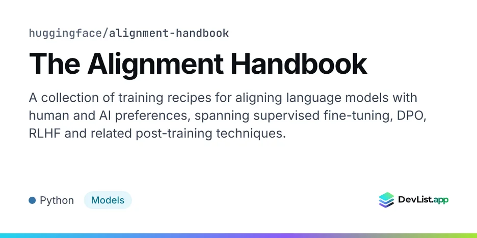 The Alignment Handbook