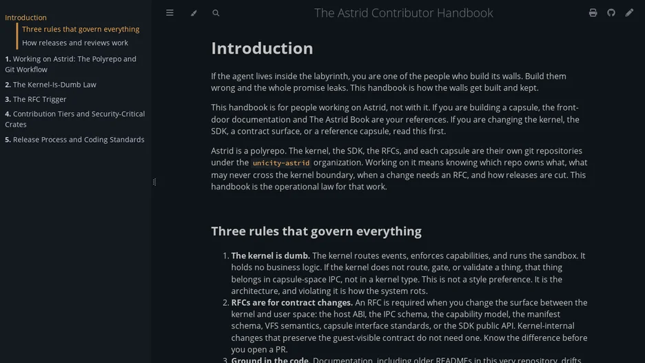 The Astrid Contributor Handbook