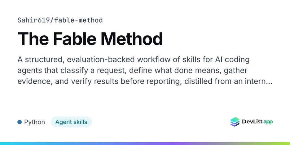 The Fable Method