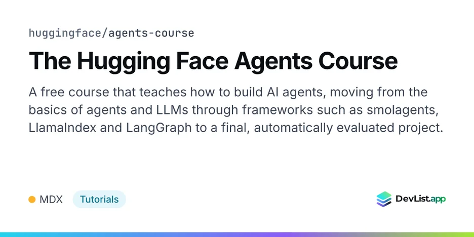 The Hugging Face Agents Course