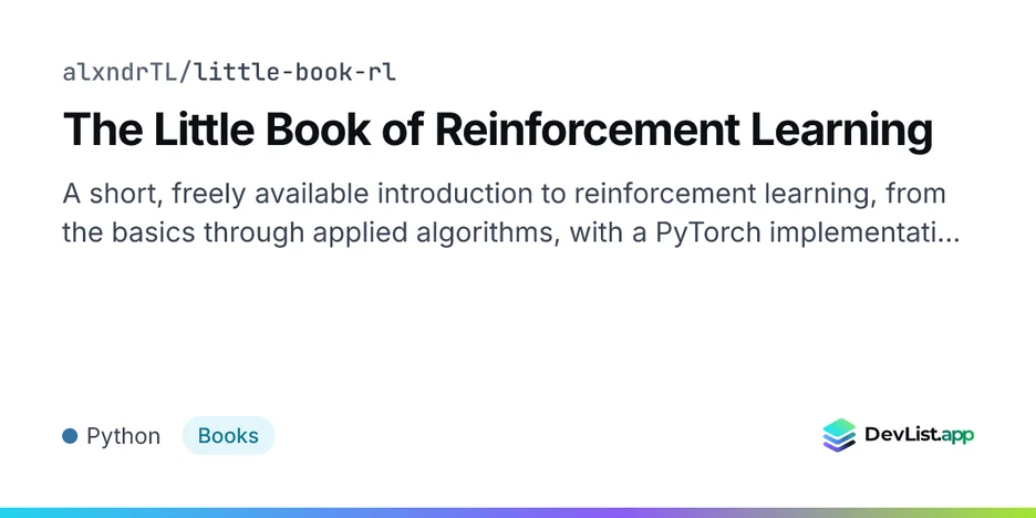 The Little Book of Reinforcement Learning