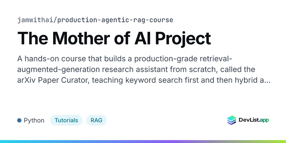 The Mother of AI Project