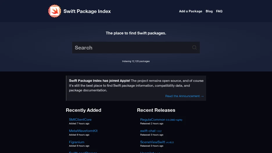 The Swift Package Index