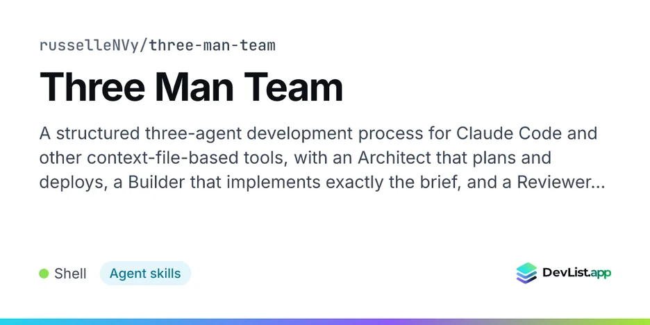 Three Man Team