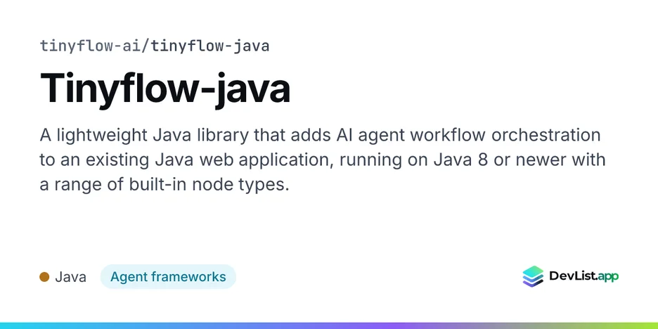 Tinyflow-java