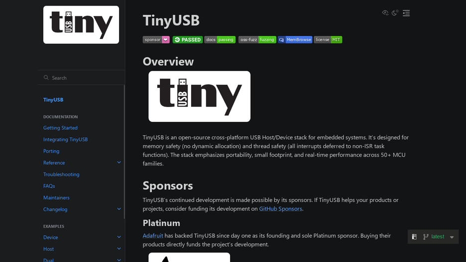 TinyUSB