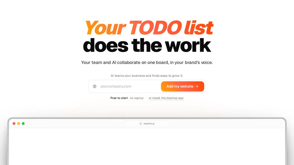 TODO for AI Edge