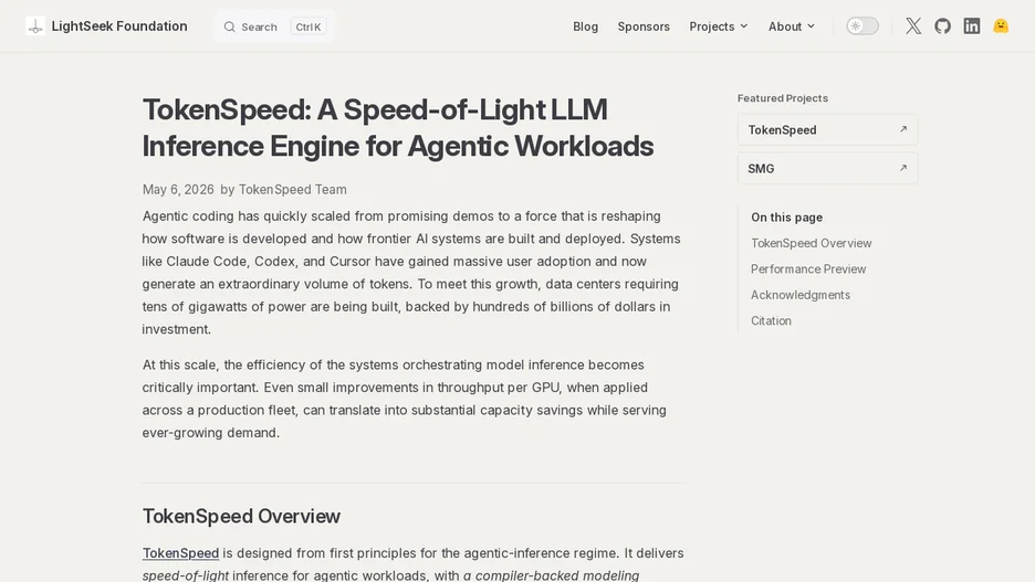 TokenSpeed