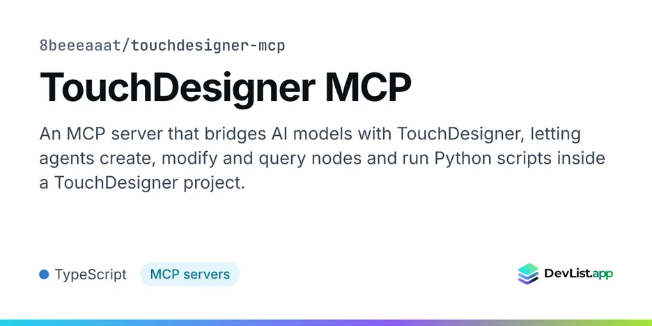 TouchDesigner MCP