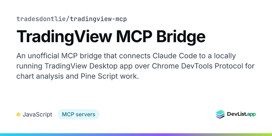 TradingView MCP Bridge