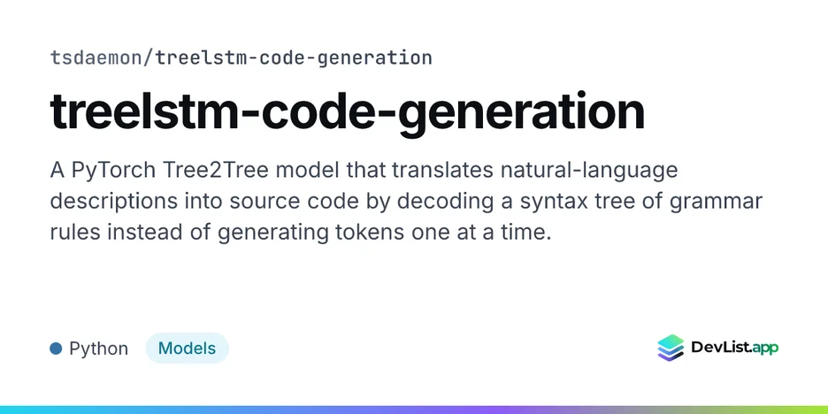 treelstm-code-generation