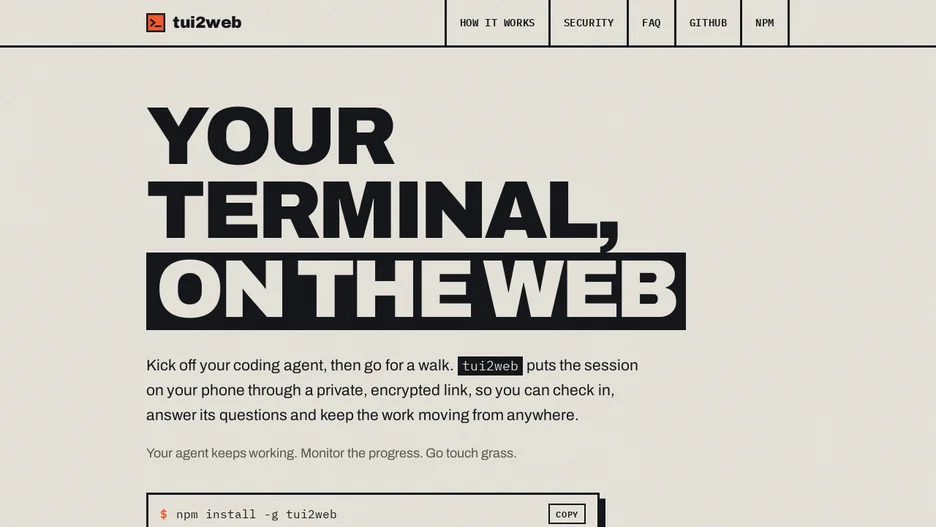 tui2web