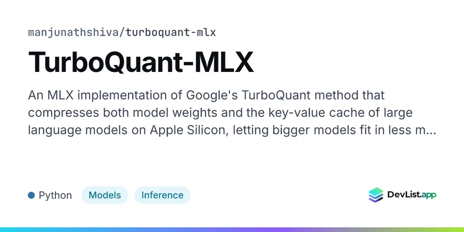 TurboQuant-MLX