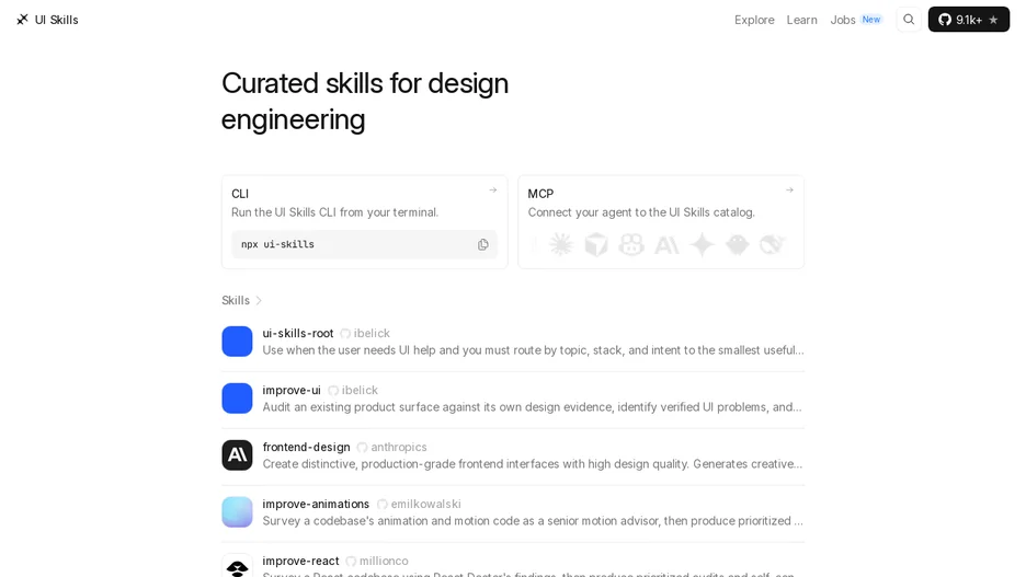 UI Skills