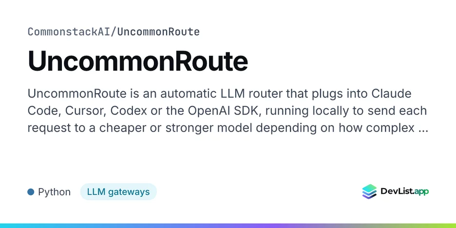 UncommonRoute