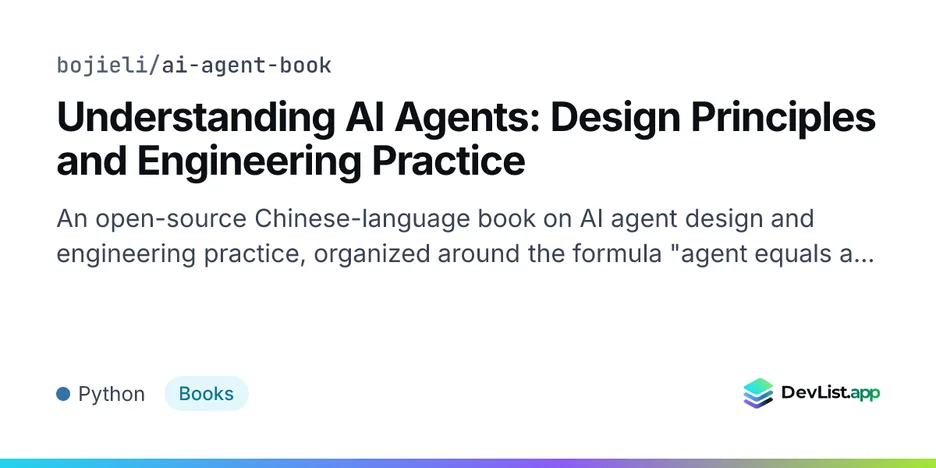 Understanding AI Agents: Design Principles and Engineering Practice