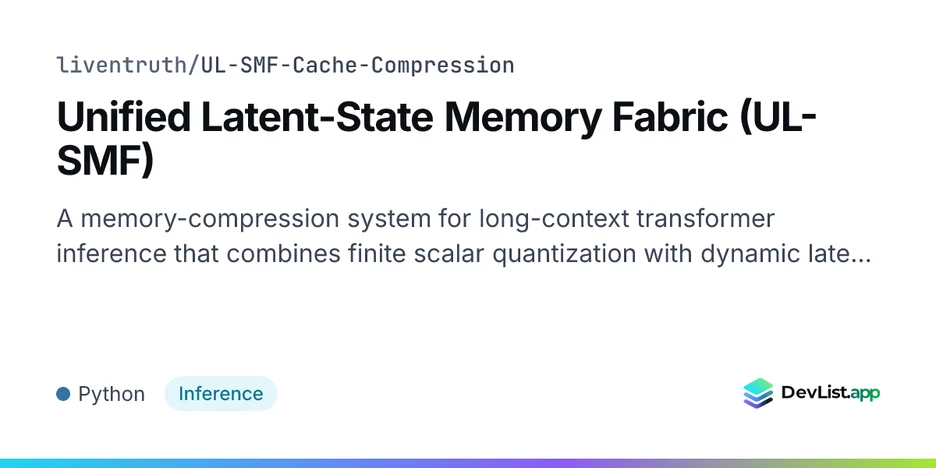 Unified Latent-State Memory Fabric (UL-SMF)