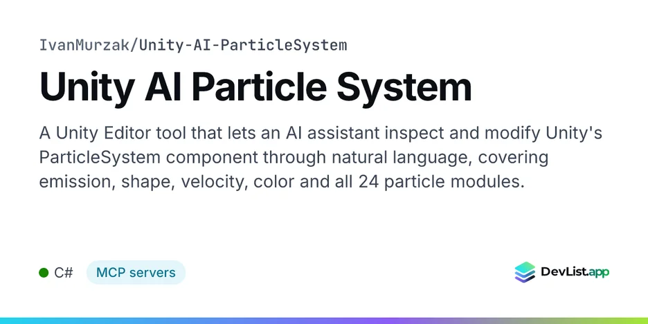 Unity AI Particle System