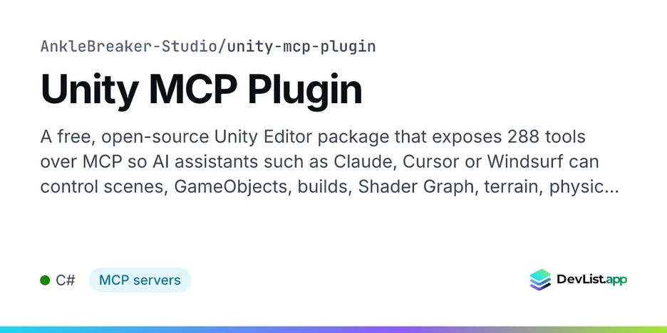 Unity MCP Plugin