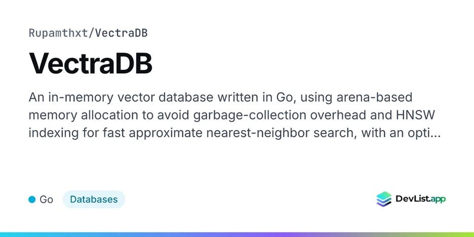 VectraDB