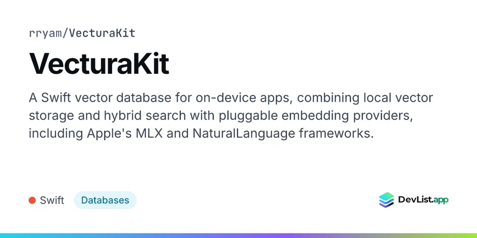 VecturaKit