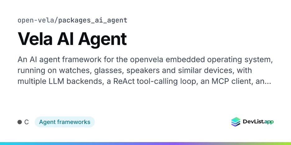 Vela AI Agent
