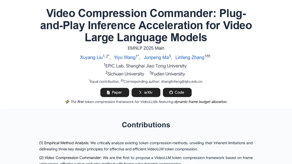 Video Compression Commander