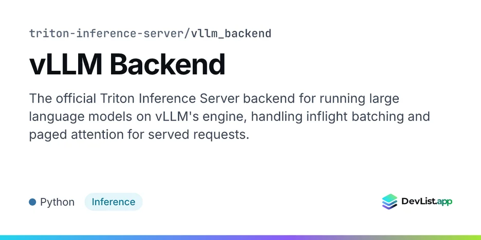 vLLM Backend