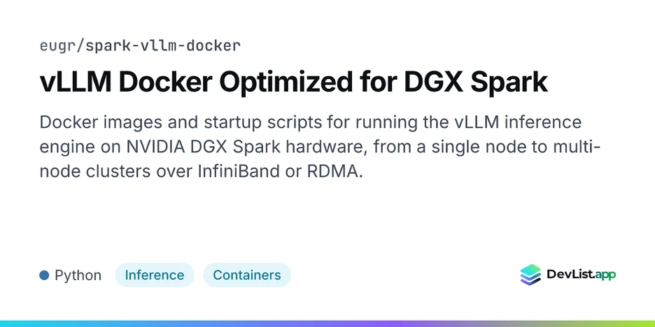 vLLM Docker Optimized for DGX Spark