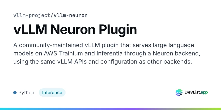 vLLM Neuron Plugin