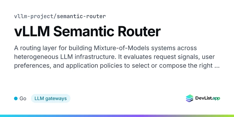vLLM Semantic Router