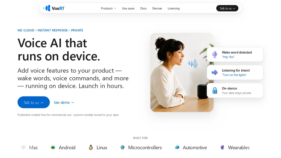 VoxrtAsr for Android