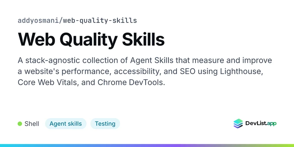 Web Quality Skills
