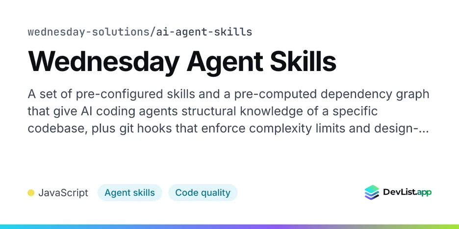 Wednesday Agent Skills