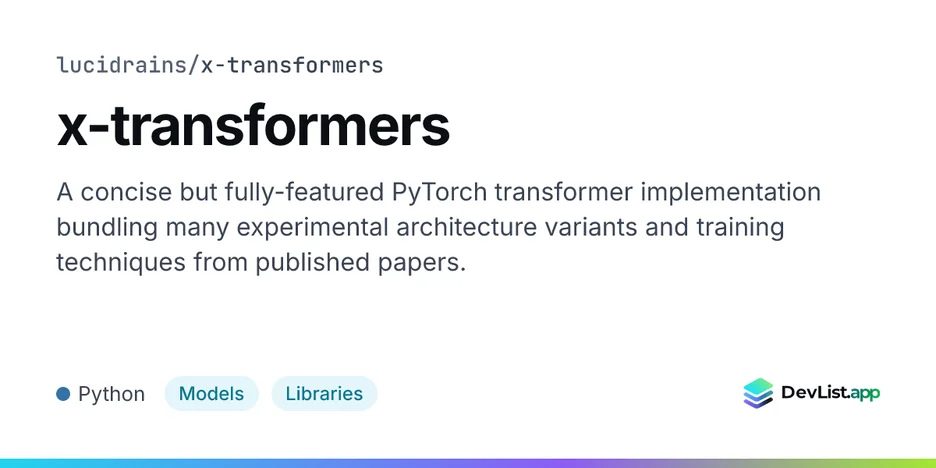 x-transformers
