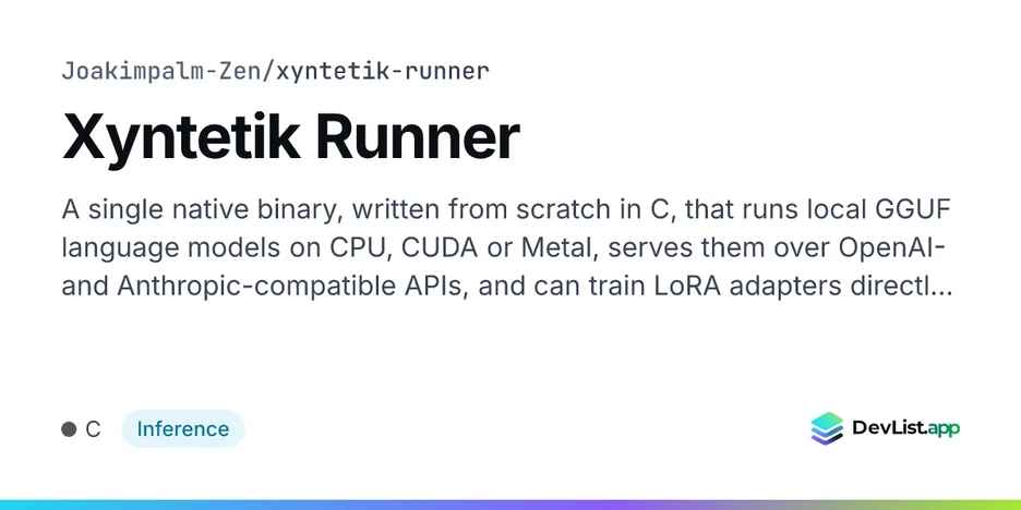 Xyntetik Runner