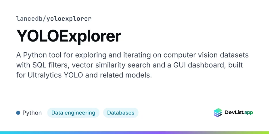 YOLOExplorer
