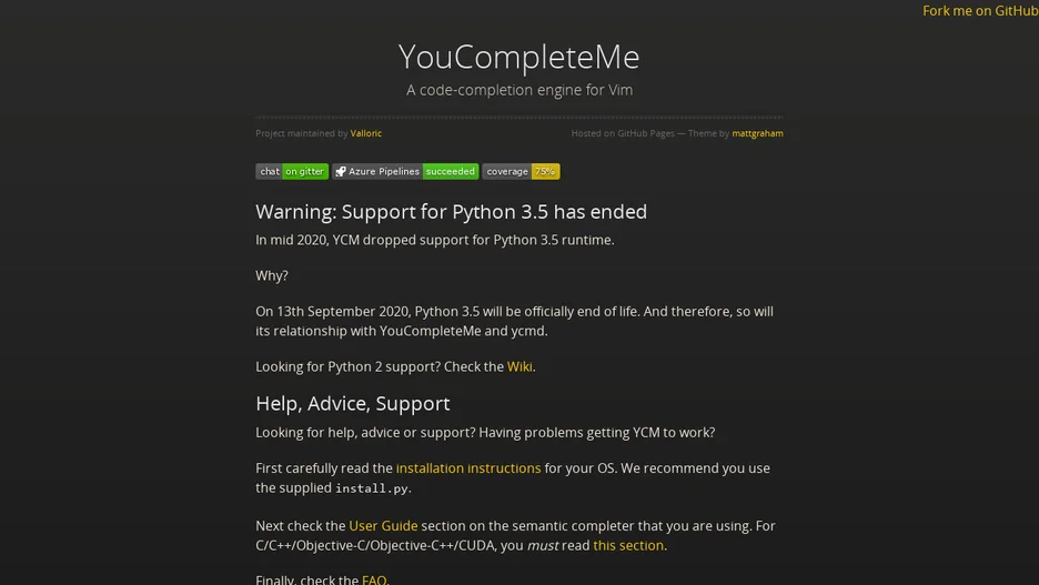 YouCompleteMe