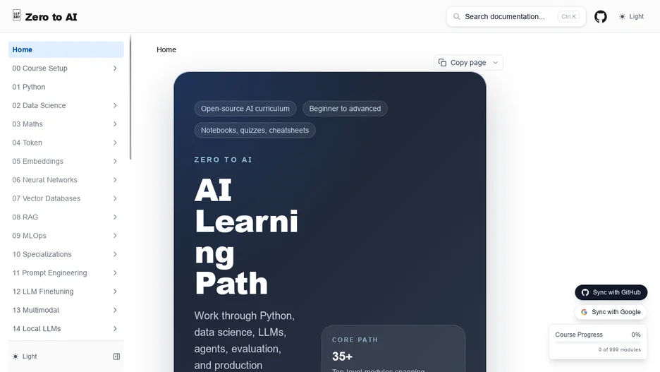 Zero to AI