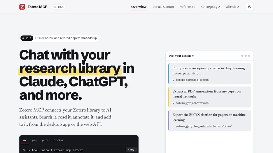 Zotero MCP